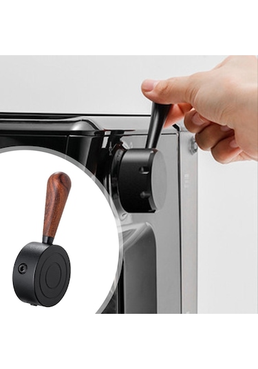 Homyl Espresso Makinesi Buhar Kolu Sağlam Anahtarı Düğmesi Siyah