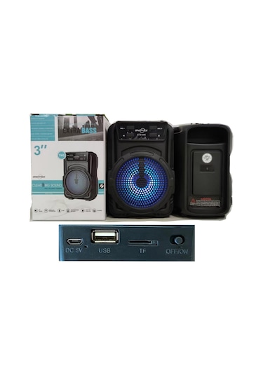 Greatnice GTS-1346 FM/SD Aydınlatmalı Bluetooth Hoparlör