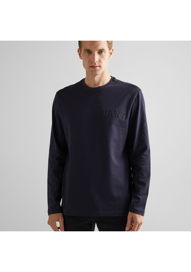 Gant Erkek Sweatshırt 2003268-433 2003268-433 Lacivert Lacivert
