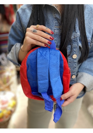 Süperman Tasarımlı 22 Cm Peluş Çanta-2043 Altın