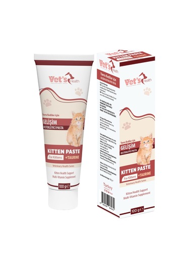 Vet's Health Kitten Paste Yavru Kediler İçin Gelişim Desteği Pasta 100 G