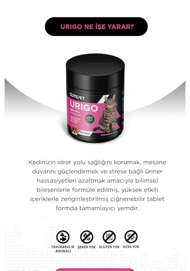 Kedi Idrar Yolu Sağlığı Ve Bağışıklık Paketi