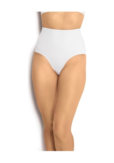 Kadın Beyaz Lazer Kesim Yüksek Bel Külot 699-beyaz Beyaz