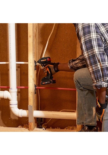 Worx WX265.9 20 V 200 NM Şarjlı Darbeli Solo Tornavida