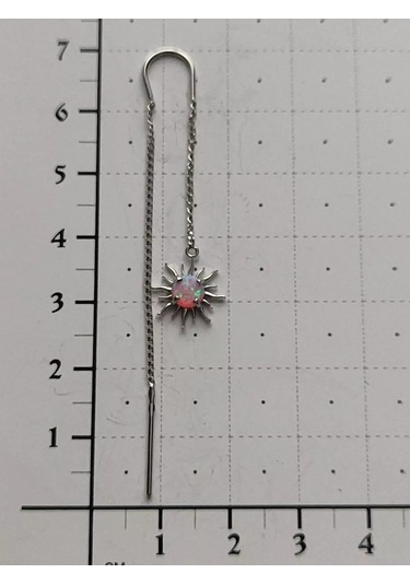 Sılver Whale Uzun Zincirli, Uzun Zincirli Gümüş Küpe Çubukları 198303805 Diğer