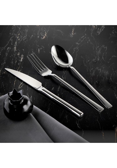 Özlife Hüma 36 Parça Çatal Kaşık Bıçak T. Sade 6 Kişilik Kutulu