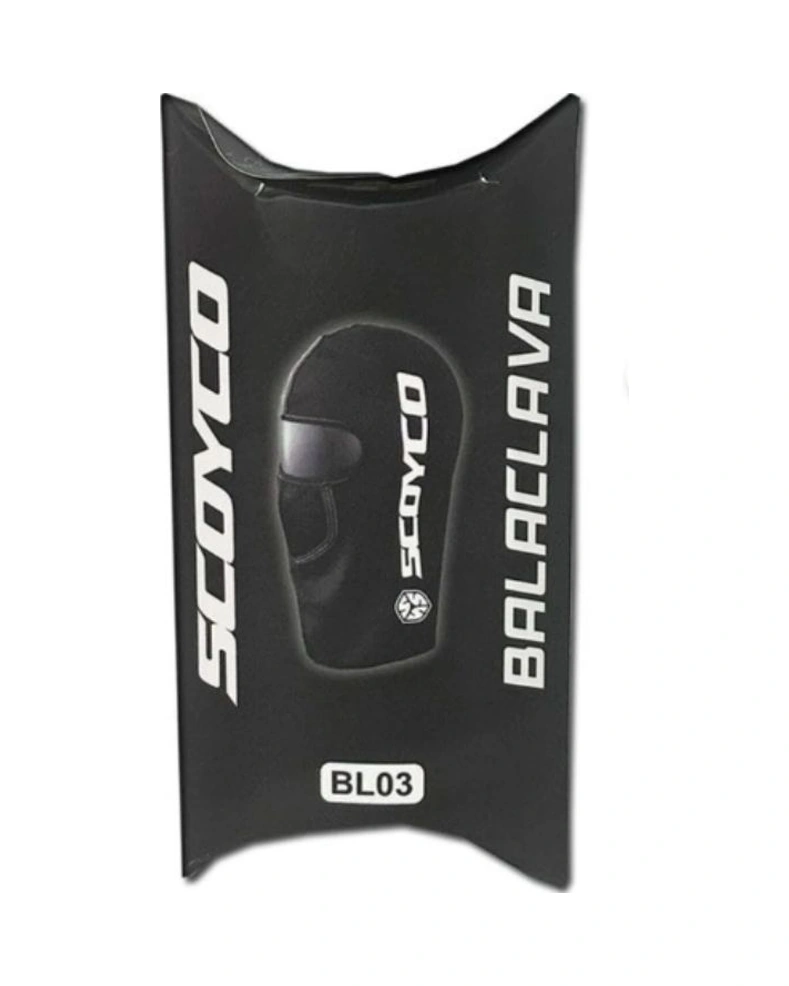 Motosiklet Ve Bisiklet Balaklava Motor Termal Maske Yüz Koruma Siyah Siyah