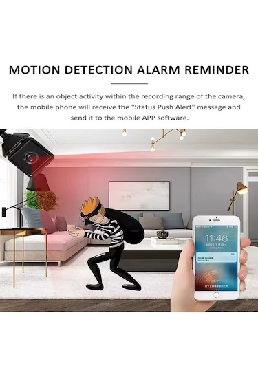 Mini Wifi Güvenlik Kamera Uzaktan İzleme-ses Dinleme-hafıza