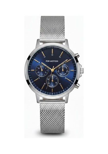 For Motion Erkek Kol Saati Gümüş Renk, Mavi Kadran - Fm.13507fh.01, 2 Yıl Garantili Gümüş For Motion Erkek Kol Saati Gümüş Renk, Mavi Kadran - Fm.13507fh.01, 2 Yıl Garantili Gümüş