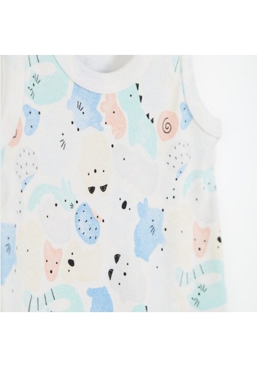 Çimpa Panolino 2'li Bebek Body 20729 Ekru - Mavi