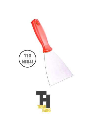 Spatula Paslanmaz Çelik 110 No'lu Plastik Saplı Çok Amaçlı