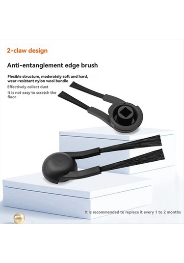 Gildedwill Xiaomi Mijia M40s / Ov31cn Elektrikli Süpürge Parçaları İçin 32 Adet Yedek Parça Yan Fırça Hepa Filtre Paspas Bezi Toz Torbası