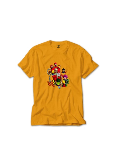 Marvel Stan Lee Story Sarı Tişört Sarı