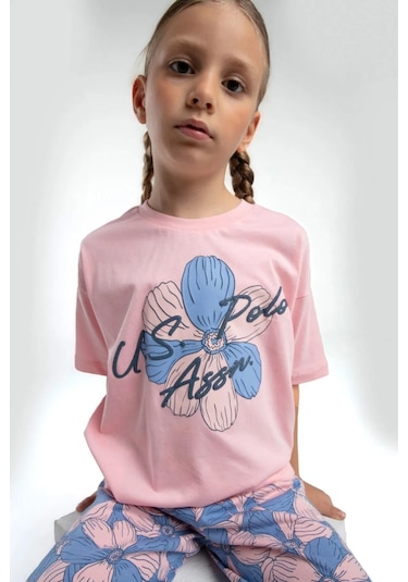 U.s. Polo Assn Pijama Takımı Usb2077 Somon