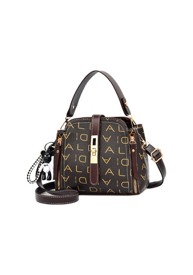 Neevoyu Kadınlar İçin Sırt Çantası, El Çantası, Çapraz Askılı Çanta - Siyah Ald - Pratik Ve Moda Stili 20x11.5x19cm Çok Renkli