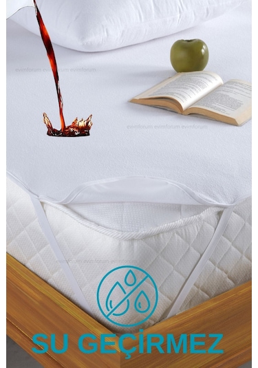 Formeya Pamukkale Alez Mikro Lastikli Su Sıvı Geçirmez Yatak Koruyucu  TekKişilik  Alez