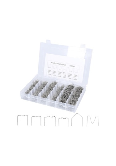 Novahub Araba Tamponları Plastik Kaynak Makinesi İçin Kaynak Teli Plastik Kaynakçı Saplamaları Plastik Görünüm Set C