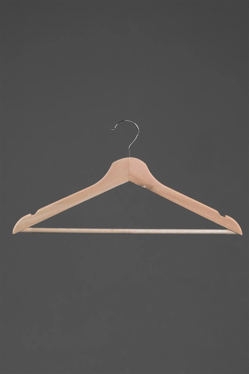 Ahşap Askı Naturel Renkli