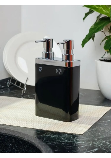 Prımanova Mutfak İçin Bulaşık Deterjanı Dispenserı, Sabun İçin, 900 191233154 Siyah