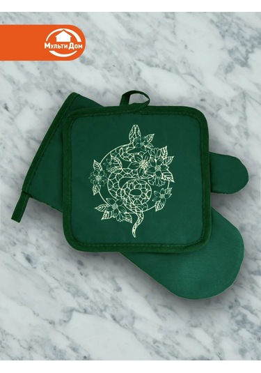 Mul' Tıdom Mutfak Eldiveni Isı Koruyucu 260904206 Yeşil