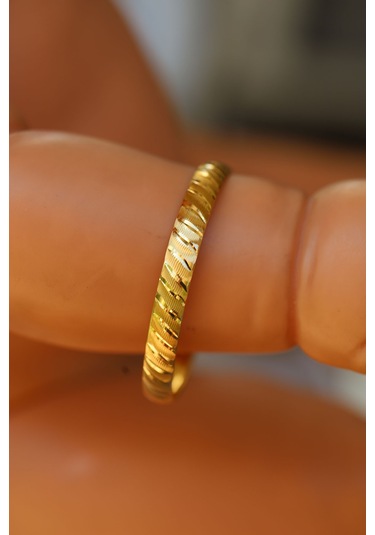 Yenigün Kuyumculuk 14 Ayar Altın 2.65 Gr Yatay Çizgili 0-1 Yaş Çocuk Altın Bilezik