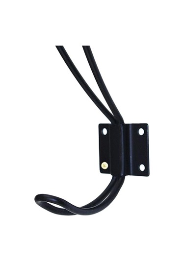 Suntek Avrupa Tarzı Metal Kapı Duvar Kancası Tutucu Anahtar Havlu Ceket Şapka Askısı Siyah Çok Renkli