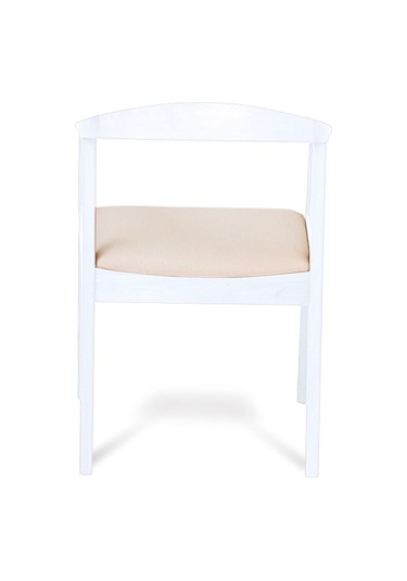 Helsinki Beyaz C Model Bohem Beyaz Ahşap Sandalye