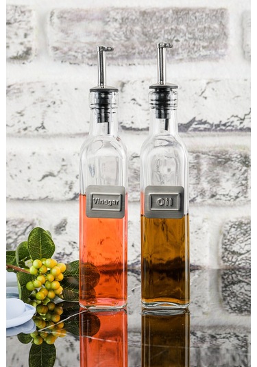 Cooker 500 Ml Cam Yağdanlık Sosluk Baharatlık Ev, Mutfak, Lokanta Şeffaf Ckr1230 1 Adet Şeffaf