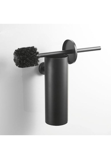 Banyo Tuvalet Fırçası Tutucu Mat Siyah, Paslanmaz Çelik Tuvalet Fırçası Duvara Monte Banyo Depolama Ve Organizasyon Tuvalet Fırçası Tutucular Altın