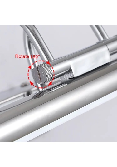 Ycl 7 W Led Tablo Duvar Aplik - Sarı Işık 4000k - Krom - 55 Cm Krom