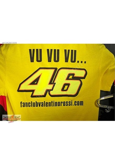 Vr46 Valentino Rossi Tshirt Sarı al Kampanyalı