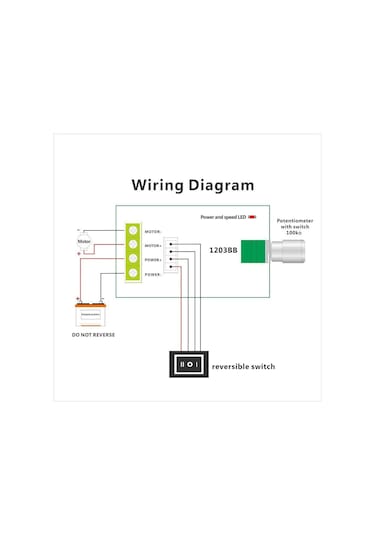 6V 12V 24V 3A 80W Ayarlanabilir Çift Yönlü PWM Motor Hız Kontrol Modülü