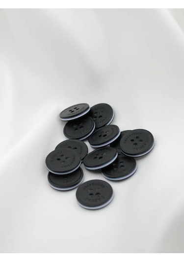 The New Button Siyah Dekoratif Düğmeler 20 Mm 12 Adet. 275179816