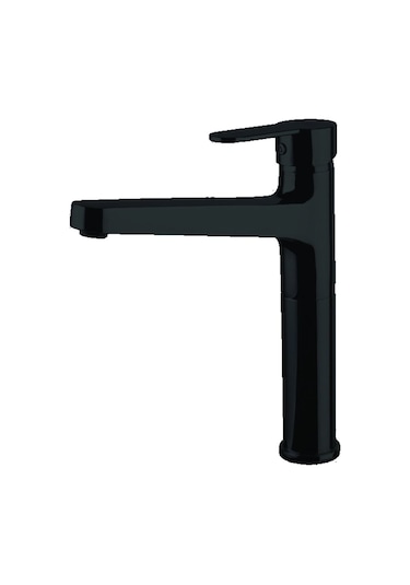 Newarc Domino Çanak Tipi Lavabo Bataryası Siyah