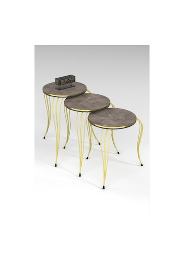 Zigon Sehpa C Lüx Gold Efes