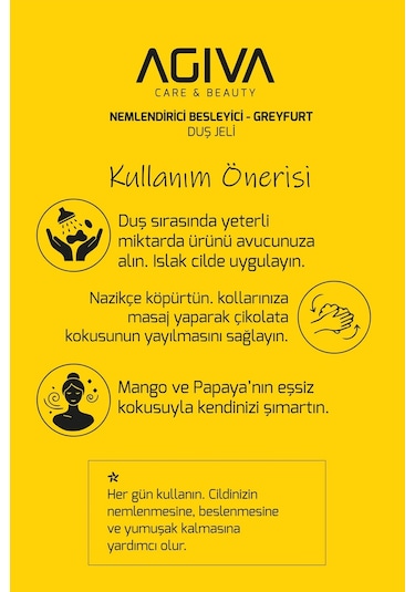 Mango&papaya Özlü Besleyici Ve Nemlendirici Duş Jeli Değişken