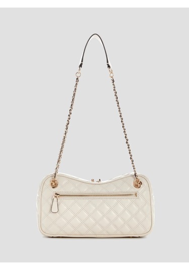 Guess Giully Ii Kadın El Çantası-qg967309 Ekru