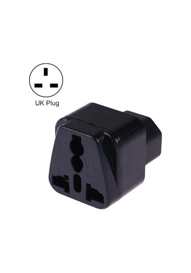 Rogfer Taşınabilir Evrensel Soket - C14 Erkek Fiş Ups Pdu Apc Bilgisayar Sunucusu Güç Adaptörü Seyahat Şarj Cihazı Siyah Diğer