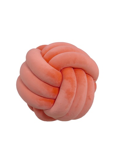 Tek Renkli Yastık, Üçlü İp Kristal Tüylü 28cm-24 Ekru