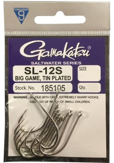 Gamakatsu Sl12s Big Game No:1/0 Nikel Olta İğnesi 11adt