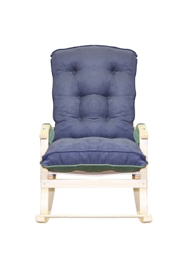 Mobildeco Sultan Lüx Yesıl Füme Ahşap Çift Renklı/cepli Sallanan Ceviz