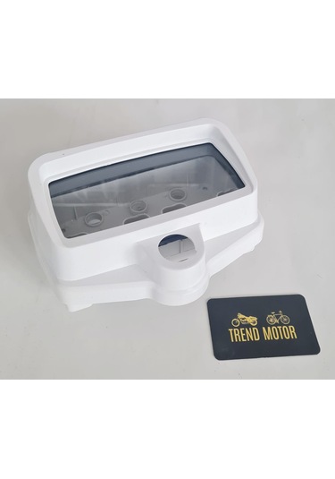 Kilometre Saati Kabı Plastiği Beyaz - Cg Motosiklet