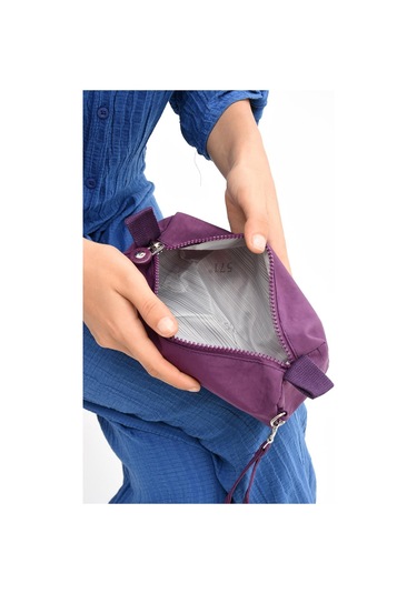 Tek Bölmeli Kalemlik Yıkanabilir ve Su Geçirmez Mor Model: 571-15h - Mor