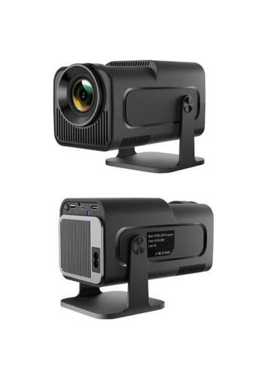 Projektör Siyah Android Taşınabilir Sinema Projeksiyon Wifi Destekli En Güncel Sürüm Akıllı