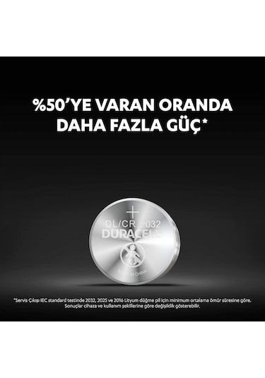 Duracell DL/CR 2032 3 V Lityum Pil 2 x 2'li