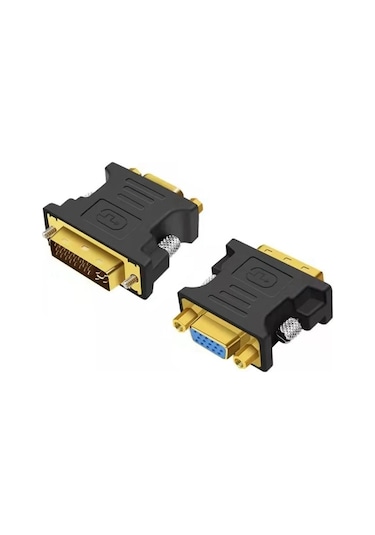 24+5 Dvı Erkek Vga Dişi Çevirici Gold