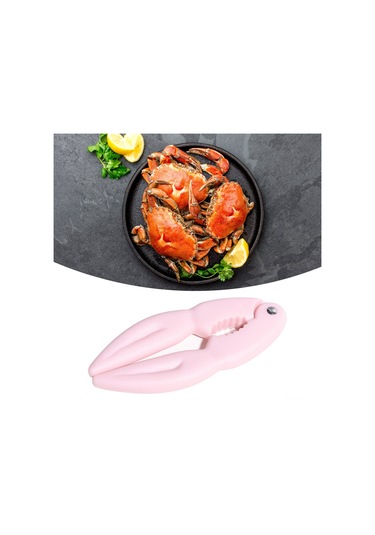 Geeroyoo Pembe Alüminyum Seafood Kırıcı Alet - Yumuşak Kabuk Açıcı Yengeç İstakoz Çekici Ev Kullanıma Uygun Pembe