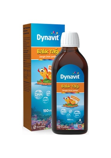 Dynavit Portakal Aromalı Balık Yağı 150 ML