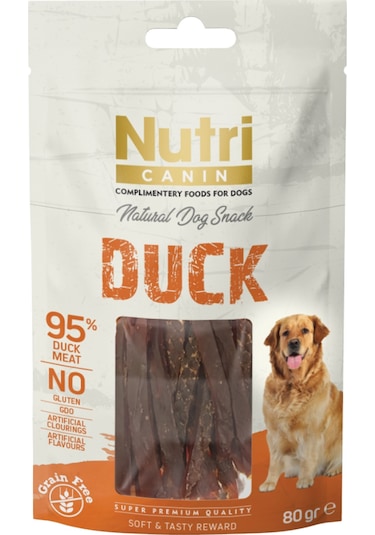 Nutri Canin Ördekli Tahılsız Köpek Ödül Maması 80 G