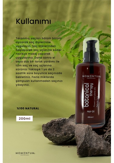 Momentum Botanical Therapy Saç Bakım Yağı 200 ML